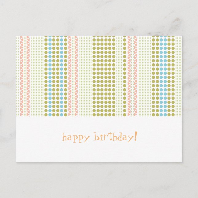carte d'anniversaire (Devant)