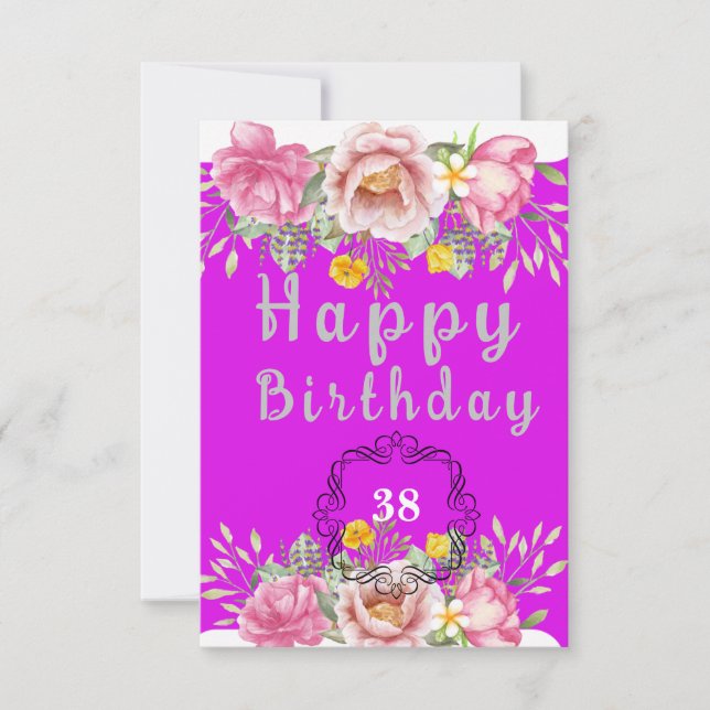 Carte d'anniversaire (Devant)