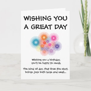 CARTE D'ANNIVERSAIRE