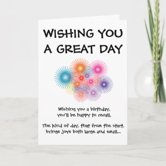 CARTE D'ANNIVERSAIRE