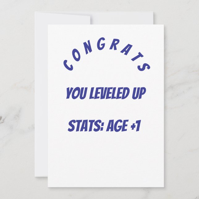 Carte d'anniversaire (Devant)