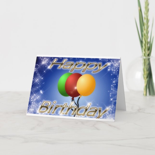 Carte d'anniversaire (Devant)