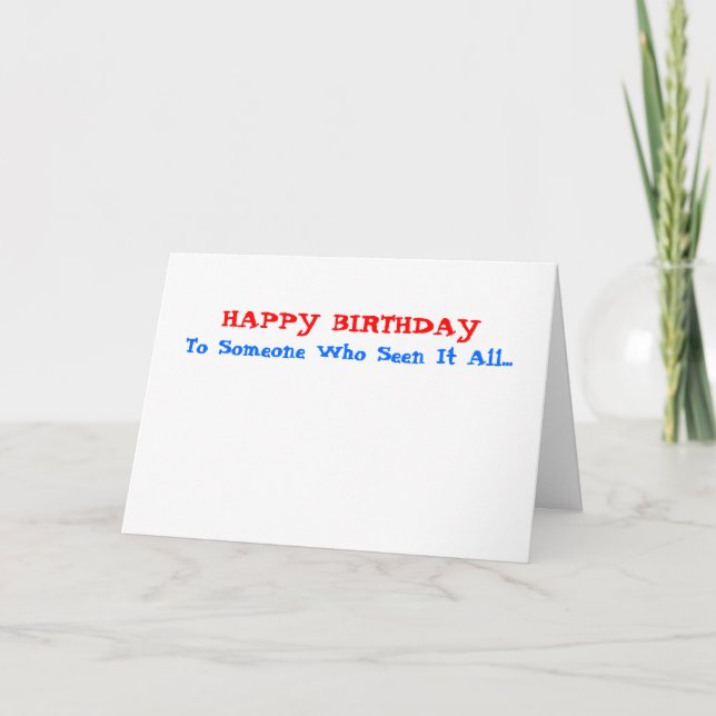 Carte d'anniversaire (Devant)