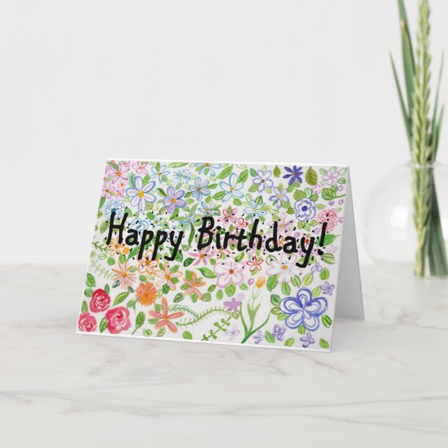 Carte d'anniversaire (Devant)