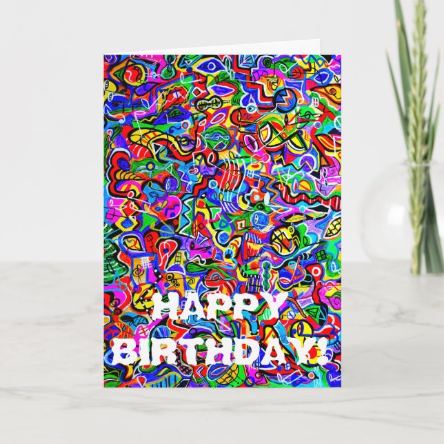 Carte d'anniversaire 104 (Devant)