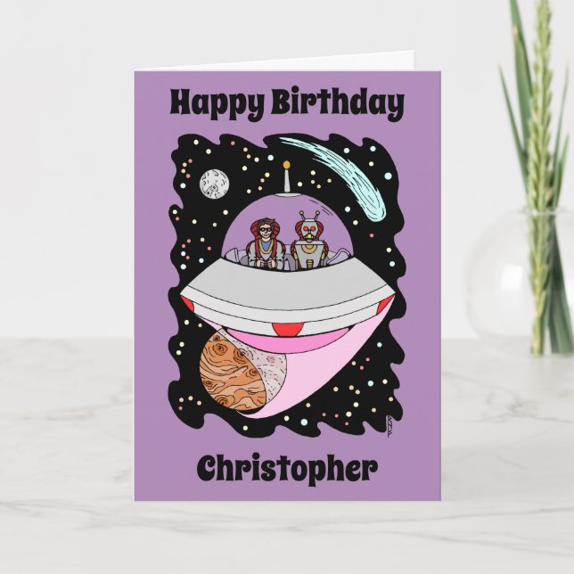 Carte d'anniversaire 2018 pour le voyage sur la ro (Devant)
