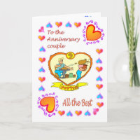 Carte d'anniversaire 9ème céramique