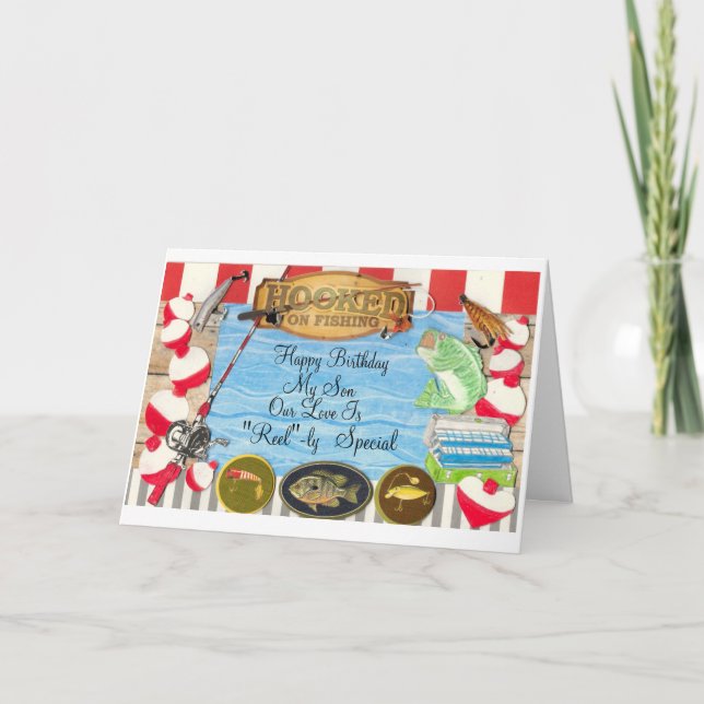Carte d'anniversaire à mon fils spécial (Devant)
