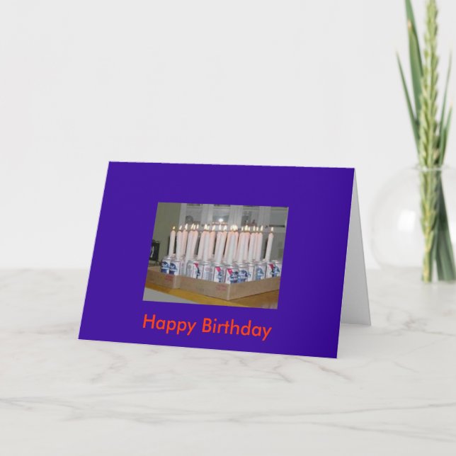 Carte d'anniversaire à Redneck (Devant)