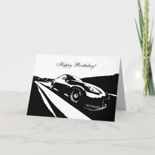 Carte d'anniversaire à thème 350Z