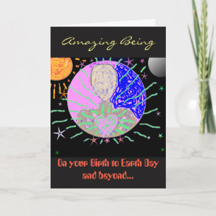 Carte d'anniversaire "À un être Extraordinaire"