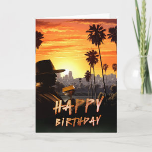 Carte d'anniversaire afro-américaine