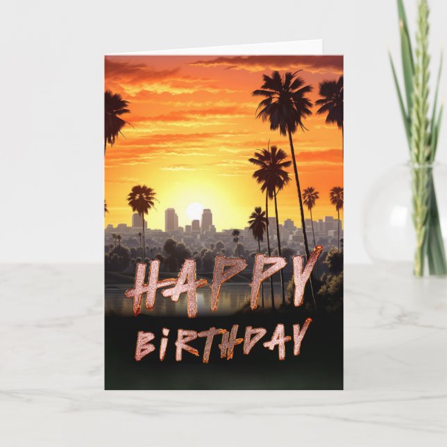 Carte d'anniversaire afro-américaine (Devant)