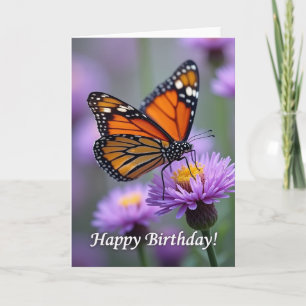 Carte d'anniversaire ailée adorable