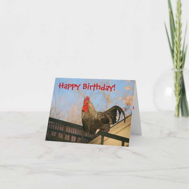 Carte d'anniversaire amusante (Devant)