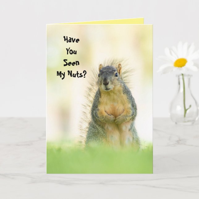 Carte d'anniversaire amusante (Petite plante)