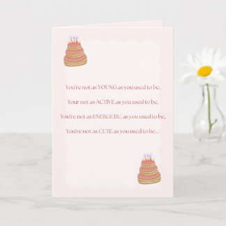 Carte d'anniversaire amusante