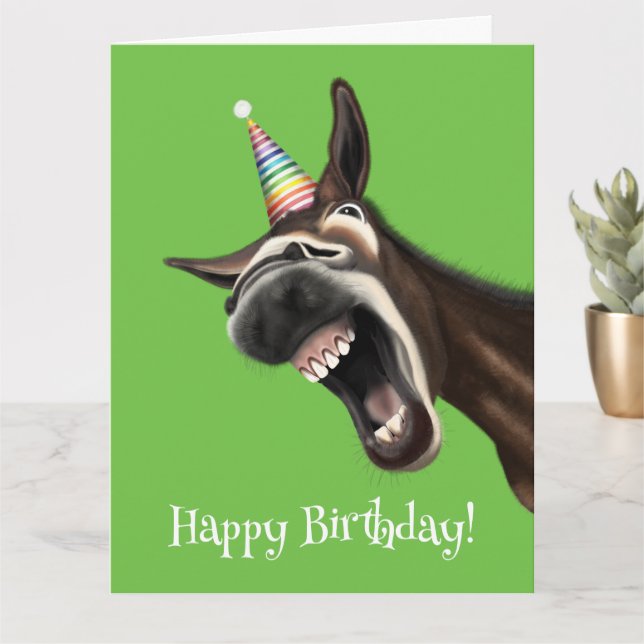 Carte d'anniversaire amusante (Petite plante)