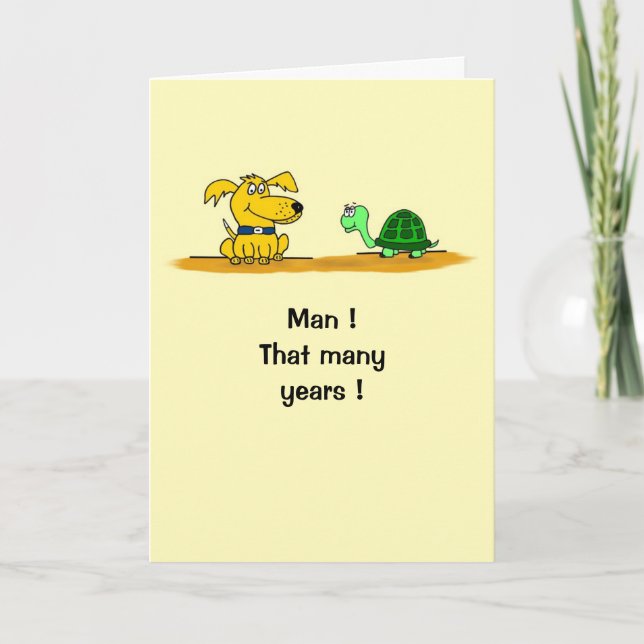 Carte d'anniversaire amusante (Devant)