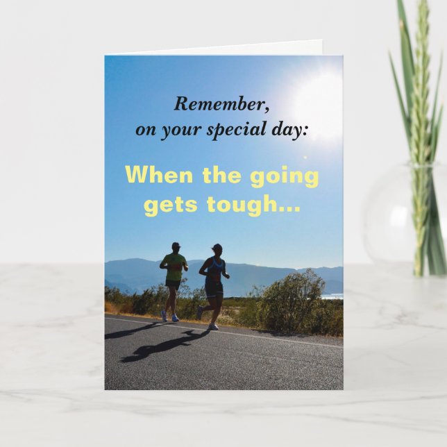 Carte d'anniversaire amusante (Devant)