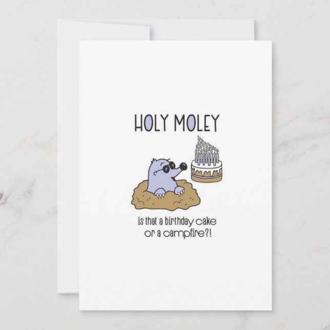 Carte d'anniversaire amusante (Devant)