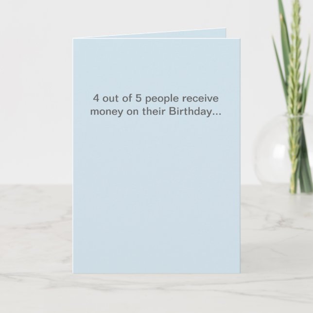 Carte d'anniversaire amusante (Devant)