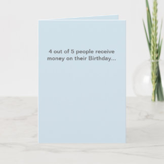 Carte d'anniversaire amusante