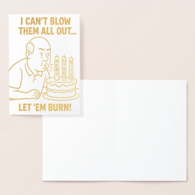 carte d'anniversaire amusante (Affichage)