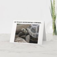 Carte d'anniversaire amusante