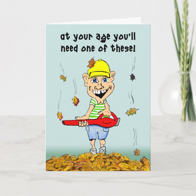 Carte d'anniversaire amusante (Devant)