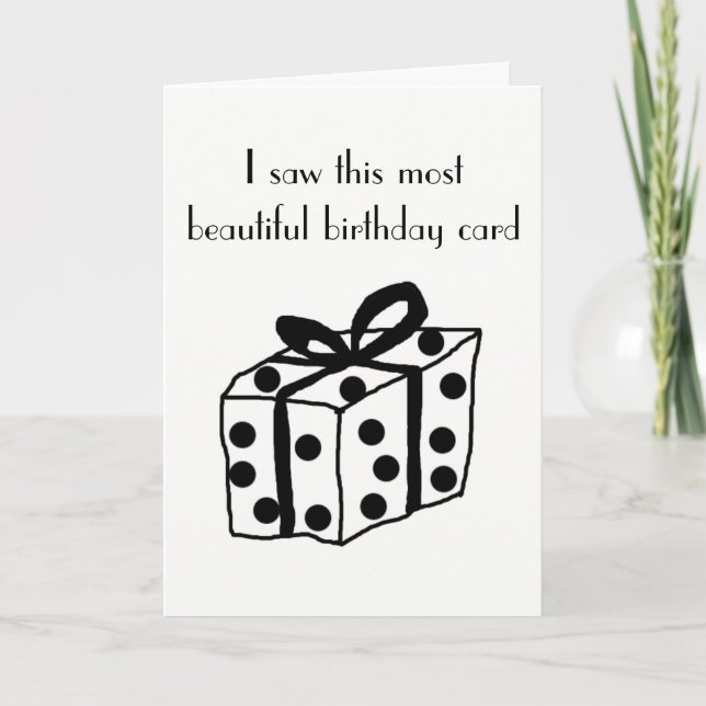 Carte d'anniversaire amusante (Devant)