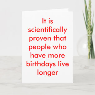 Carte d'anniversaire amusante