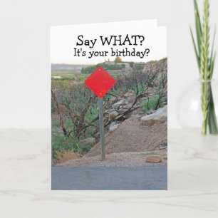 Carte d'anniversaire amusante-Carte d'anniversaire