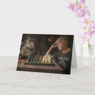CARTE D'ANNIVERSAIRE AMUSANTE, JEU D'ÉCHECS QUARAN