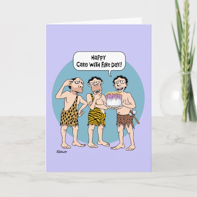 Carte d'anniversaire amusante "Over the Hill" (Devant)