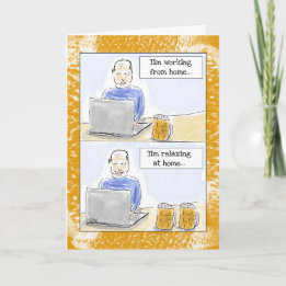 Carte D'Anniversaire Amusante Pour Les Hommes : "T