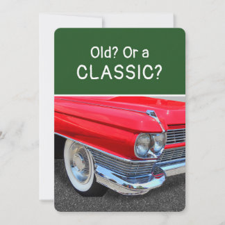 Carte d'anniversaire amusante pour une Cadillac 19