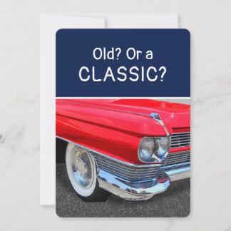 Carte d'anniversaire amusante pour une Cadillac 19