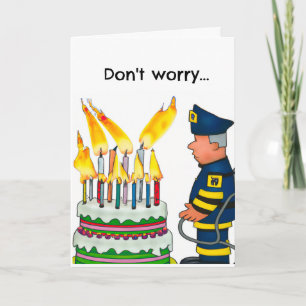 Carte d'anniversaire amusante Vieillir