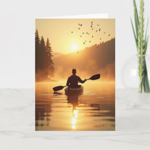 Carte d'anniversaire Aurore Lumineuse