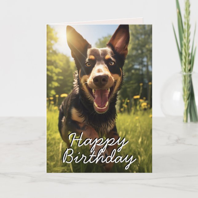 Carte d'anniversaire australienne Personnalisée Ke (Devant)