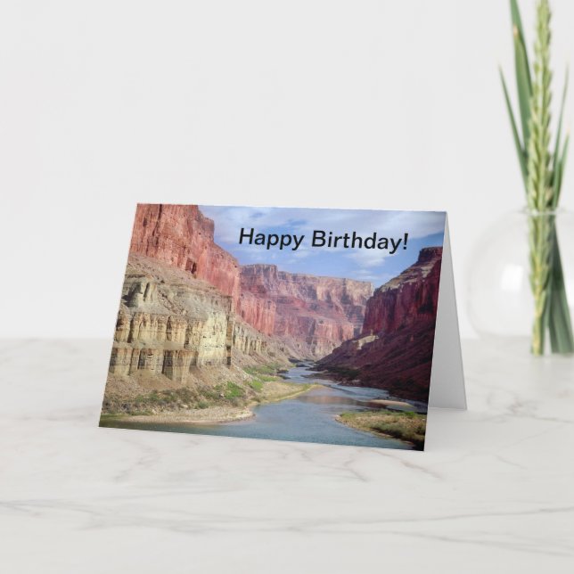 Carte d'anniversaire avec la plaisanterie de (Devant)