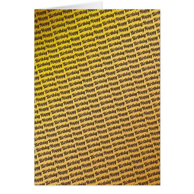 Carte d'anniversaire avec texte extensible (Devant)
