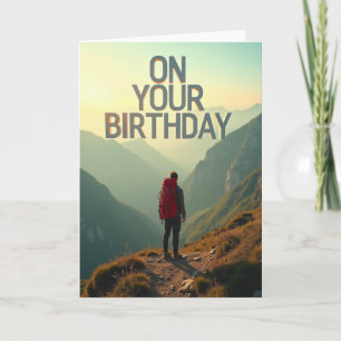 Carte d'anniversaire aventure