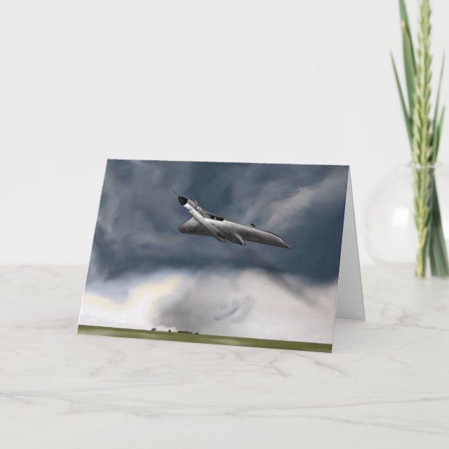 Carte d'anniversaire Avro Vulcan (Devant)