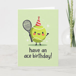 Carte d'anniversaire Balle Enjouée
