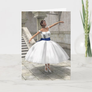 Carte d'anniversaire Ballerina Dancing