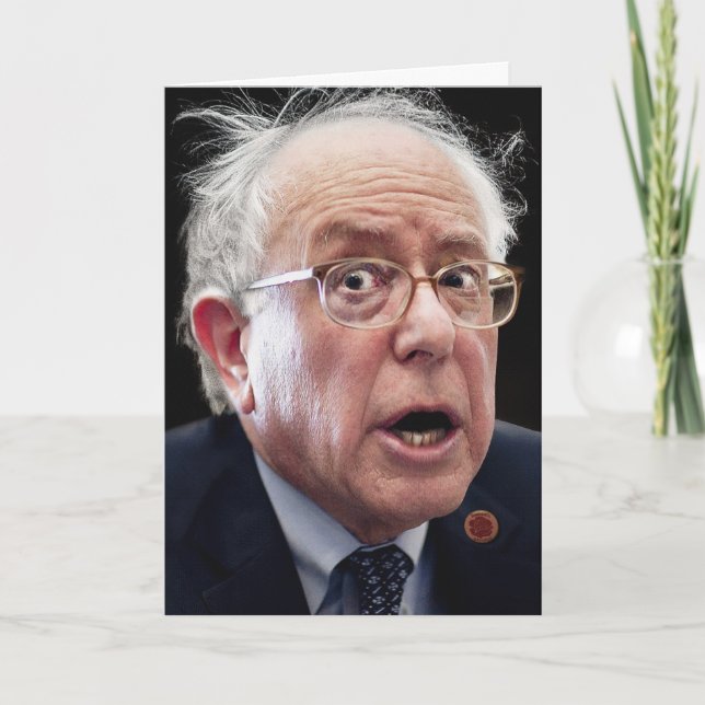 Carte d'anniversaire Bernie Sanders (Devant)