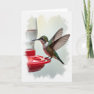 Carte d'anniversaire bijou oiseau doux