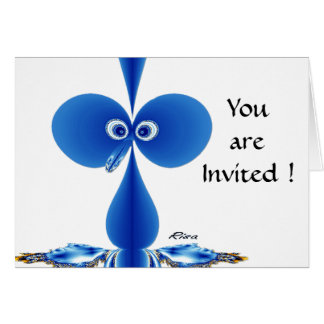 Carte d'anniversaire Bo-Oby Bleu pour bébé